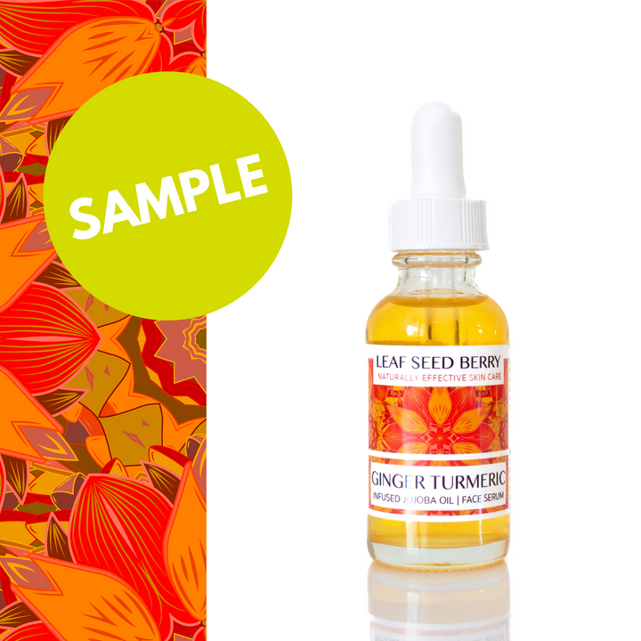 SAMPLE Ginger Turmeric Infused Jojoba Oil | Face Oil