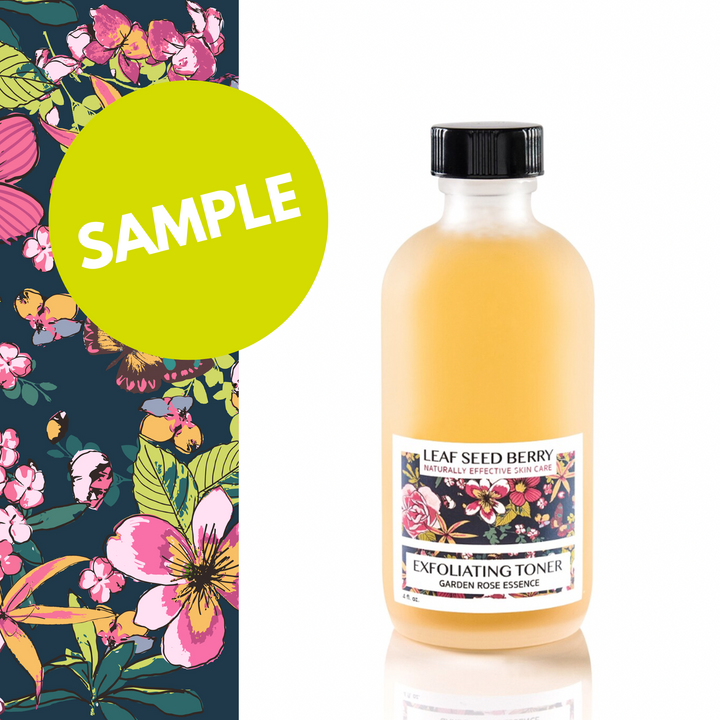 SAMPLE Rose Essence Exfoliating Face Toner