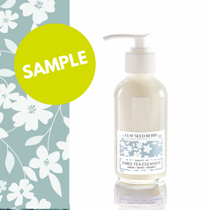 SAMPLE Three Tea Creamy Facial Cleanser