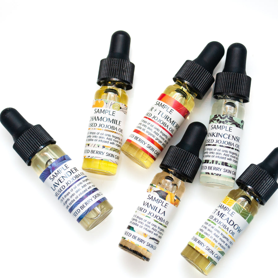 Infused Jojoba Oil Sampler Set