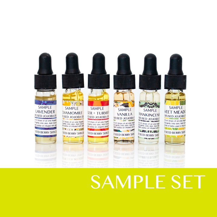 Infused Jojoba Oil Sampler Set