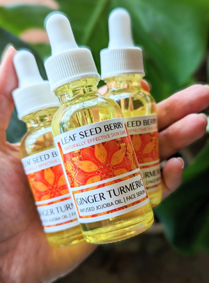 Ginger Turmeric Infused Jojoba Oil | Face Oil