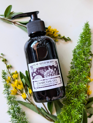 Charcoal + Tea Tree Gel Facial Cleanser